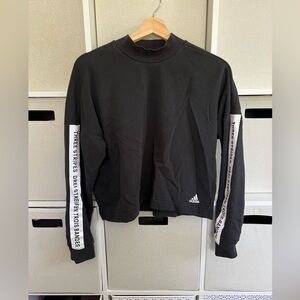 Adidas Black Crew Neck Shirt